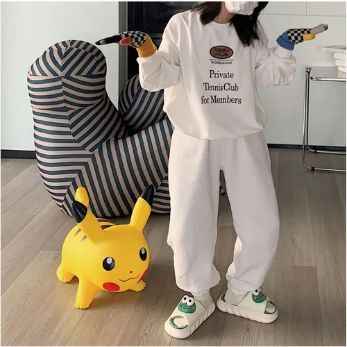 Vista 5 de heyheyshine Pantuflas de rana para mujer pantuflas kawaii para mujer muñecas de dibujos animados pantuflas kawaii lindas pantuflas para mujer