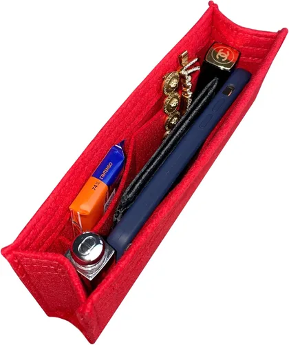 Vista 6 de Divitize Premium Purse Organizer fits Envelope Purse Organizer, for Large Envelope Bag Insert, Medium Envelope Bag Insert, Handmade 2mm Felt Snug