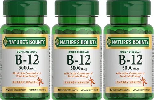 Vista 7 de Nature's Bounty Vitamina B-12 500 mcg, 100 ea(Paquete de 3)