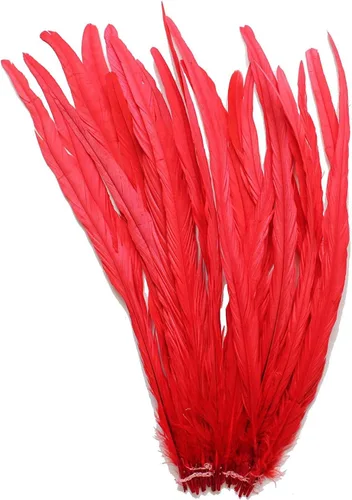 Vista 2 de Nature Rooster Coque Tails Feathers - Decoración de manualidades para disfraz de 12-14 pulgadas, paquete de 25 (color negro)