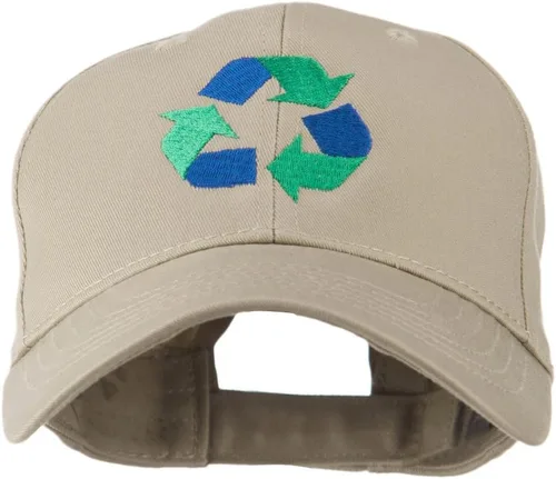 Vista 5 de e4Hats.com Environment Friendly Recycle Logo Embroidered Cap