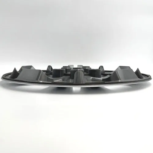 Vista 8 de Juego de 4 fundas de rueda de 17" y 10 radios para Dodge Grand Caravan SE 2015-2018 - Plata