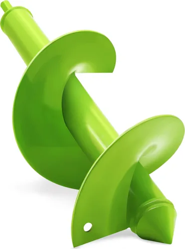 Vista 11 de Broca de taladro para plantar – Broca en espiral de 3 x 12 pulgadas – Herramienta de maceta de bulbos y excavadora de agujeros para poste – Taladro