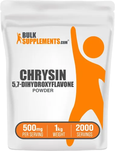 Vista 7 de BulkSupplements. com Chrysin Powder - 5,7-dihidroxiflavona, suplemento de crisina, suplemento antioxidantes, sin gluten, 500 mg por porción, 25 g