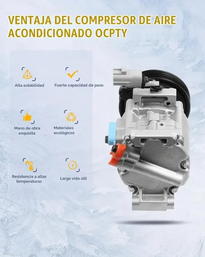 Vista 3 de Compresor de CA OCPTY para Toyota Echo 1.5L 2000 2001 2002 2003 2004 2005