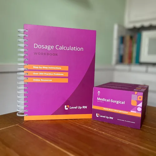 Vista 2 de Tarjetas quirúrgicas médicas + libro de ejercicios de cálculos de dosis - Preparación para la prueba NCLEX ATI HESI 2026-2027