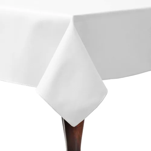 Vista 37 de Ultimate Textile Poly-Cotton Twill 54 x 96-Inch Rectangular Tablecloth Jade