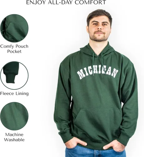 Vista 3 de Sudadera con capucha unisex College Team