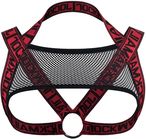 Vista 5 de JOCKMAIL Arnés de fitness para hombre con correa de hombro para hombre, ropa interior elástica cómoda y suspensorio