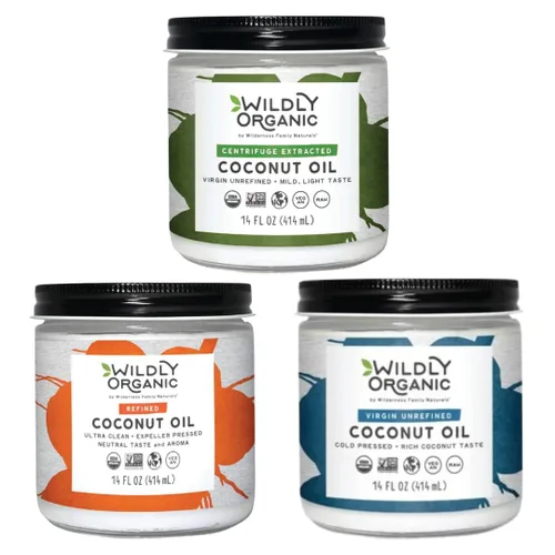 Vista 13 de Wildly Organic Aceite de coco refinado, 128 onzas líquidas, 1 galón