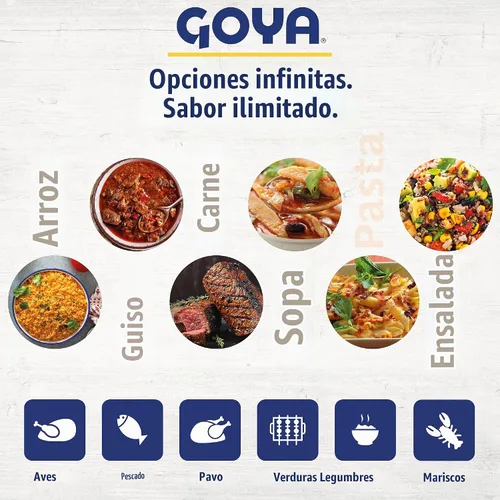 Vista 7 de Goya Condimento para ensaladas y verduras, hojas verdes, propósito, paquete