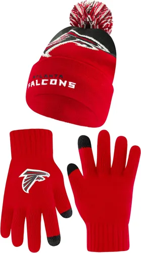 Vista 14 de Ultra Game Adults NFL Official Super Soft Winter Beanie Knit Hat With Warm Touch Screen Gloves