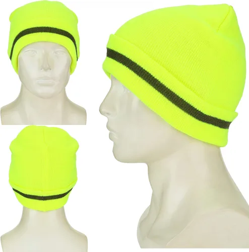 Vista 6 de Geyoga - Gorro de punto reflectante (2 unidades)
