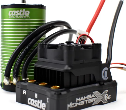 Vista 2 de Mamba Monster X 8S, 33.6V ESC W/1717-1260KV SENSORED Motor