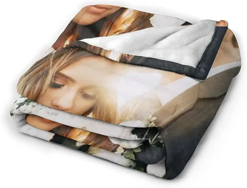 Vista 2 de QETXVI Manta personalizada con fotos, texto, manta personalizada de franela para regalos de cumpleaños de adultos y niños, Navidad, Halloween