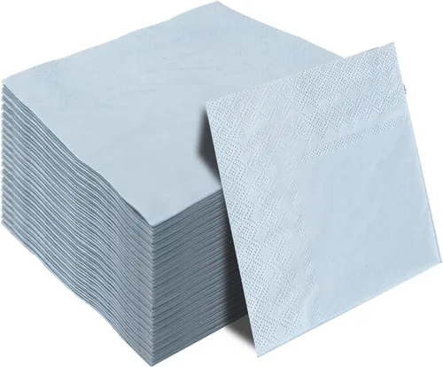 Vista 8 de Servilletas de cóctel negras de 2 capas, servilletas de bebidas, servilletas de postre, servilletas de papel desechables para bodas, fiestas
