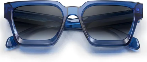 Vista 86 de VISOONE Moda 100% UV400 Protección Rectángulo TR90 Y2K Gafas de sol Accesorios para Mujeres Hombres RIVER, Transparente/Gris Rosa