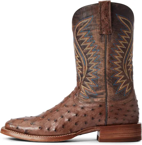 Vista 2 de ARIAT Gallup Full Quill Ostrich - Botas occidentales para hombre