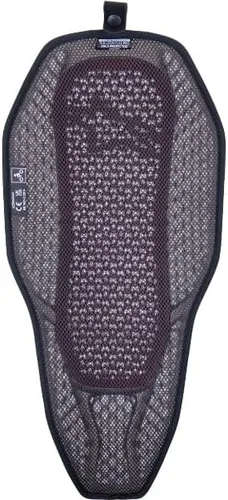 Vista 2 de Alpinestars Nucleon Flex Proi Full Back Protector Insert, M, Transparente Humo/Rojo