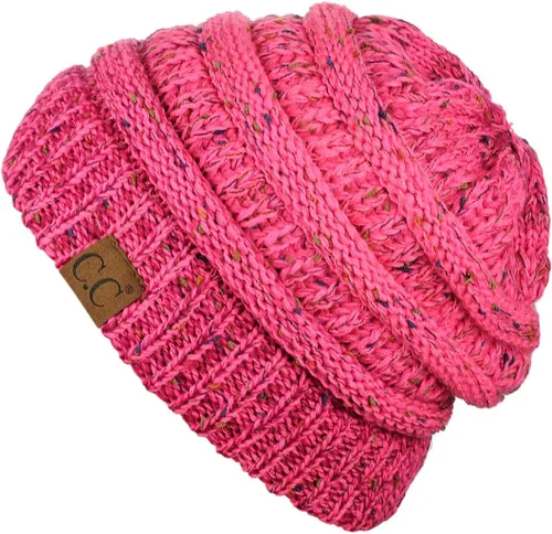 Vista 335 de C.C Trendy Warm Chunky Soft Stretch Cable Knit Beanie
