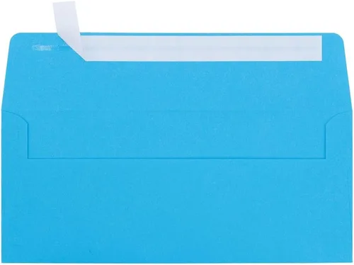 Vista 10 de LUXPaper Sobres de negocios #10 Despegar y prensar 4 1/8 pulgadas x 9 1/2 pulgadas Negro medianoche Texto de 80 libras Cantidad de 1,000
