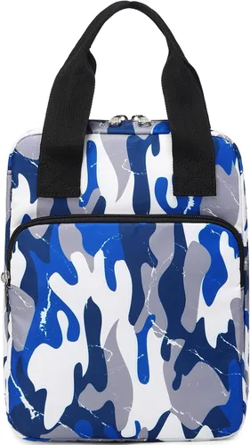 Vista 18 de DSIUE Funda para la Biblia para niños, funda de pana para llevar la Biblia, soporte para libros, bolsa con asa y bolsillos, diseño floral de retazos