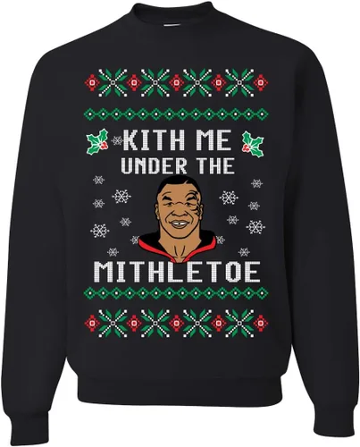 Vista 17 de Merry Chrithmith Ugly Christmas Sweater Unisex Crewneck Graphic Sweatshirt Negro Bitcheth