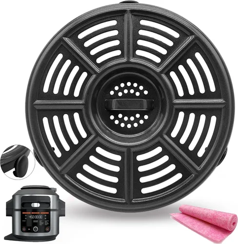 Vista 12 de ALJ Estante para freidora de aire de 6.5 cuartos para freidora de aire Ninja OS300/OS301/FD302/FD305/OP302 Foodi para freidora de aire, parrilla
