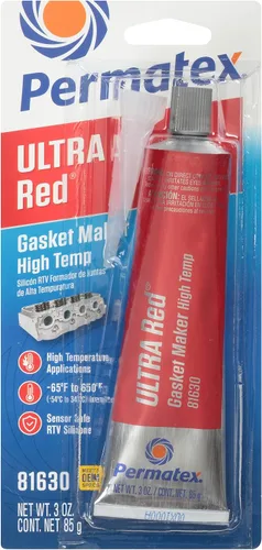Vista 11 de Permatex 34628 Right Stuff - Máquina de juntas de alta temperatura, 90 minutos, color rojo, 3 onzas