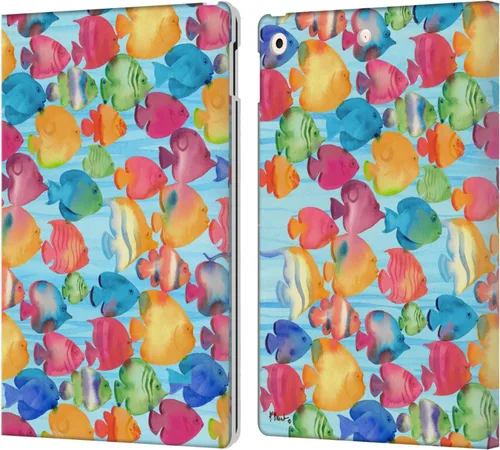 Vista 25 de Head Case Designs Funda de piel con licencia oficial de Paul Brent Agate Mermaid Coastal Book Wallet compatible con Apple iPad 10.2 2019/2020/2021