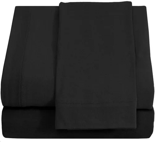 Vista 12 de Juego de sábanas Crescent Bedding de 100% algodón, extralargas, suaves y cómodas para cama de dos plazas