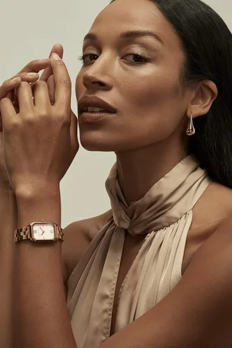 Vista 2 de Anne Klein - Reloj de pulsera para mujer, Rose gold