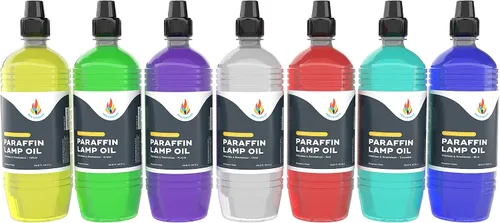 Vista 3 de The Dreidel Company Aceite líquido para lámpara de parafina, 1 litro, sin humo, inodoro, combustible ultra limpio para uso en interiores