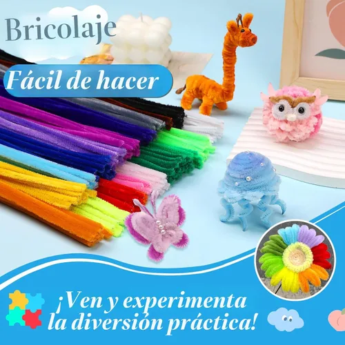 Vista 6 de 200 Pcs Pipe Cleaners, 20 Colors Pipe Cleaners Bulk for Crafts