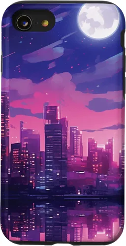 Vista 18 de Funda estética Kawaii de anime y manga de los años 80 y 90 para iPhone 16