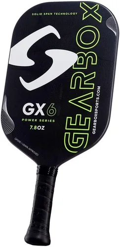 Vista 8 de Gearbox Paleta de pickleball de fibra de carbono GX6