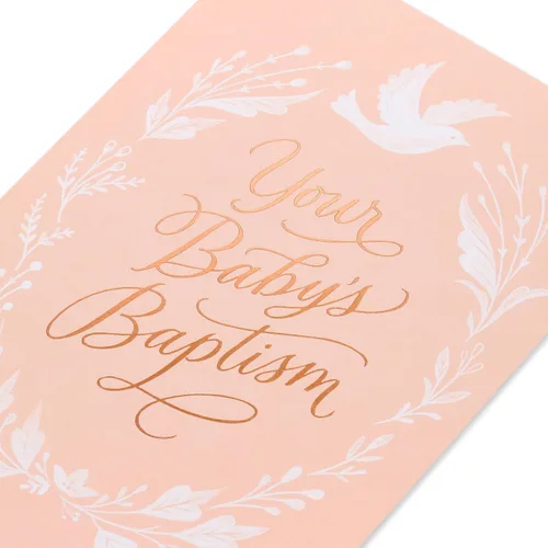 Vista 5 de American Greetings - Tarjeta de Bautizo (Alegría Maravillosa por Venir)