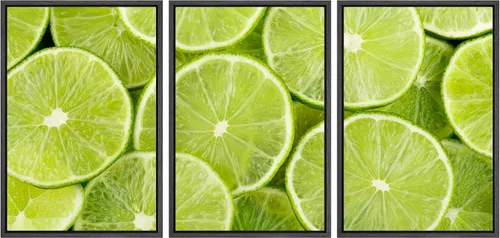 Vista 123 de wall26 Lienzo enmarcado para pared, juego de arte de hierbas, verduras y condimentos en madera, alimentos, fotografía cultural, realismo, paisaje