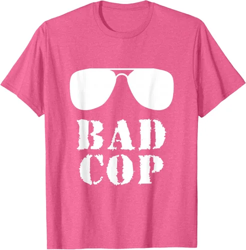 Vista 37 de Bad Cop Funny Police - Camiseta a juego para padre e hijo, Negro, S