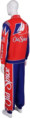 Vista 4 de lifpoivake Disfraz de cosplay de Ricky Bobby, conjunto de traje de Talladega Nights es adecuado para adultos y niños