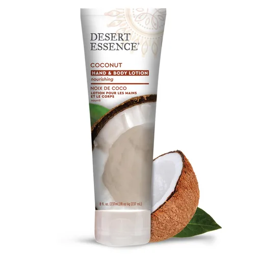 Vista 6 de Desert Essence Loción para manos y cuerpo, almendra, 8 onzas