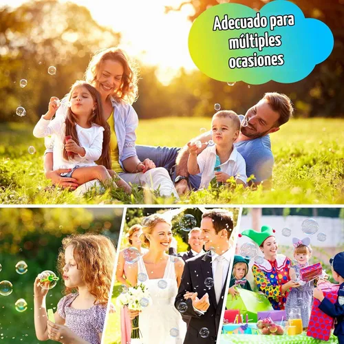Vista 7 de Recambio de solución de burbujas de 70 onzas Solución de recarga de burbujas premium premezclada, no requiere medición, burbujas para niños
