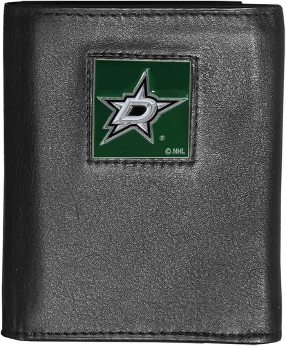 Vista 4 de Siskiyou Sports NHL Executive Cartera de cuero genuino de tres pliegues
