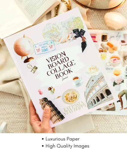 Vista 7 de Lamare Vision Board Collage Book - Más de 1000 imágenes Vision Board Supplies
