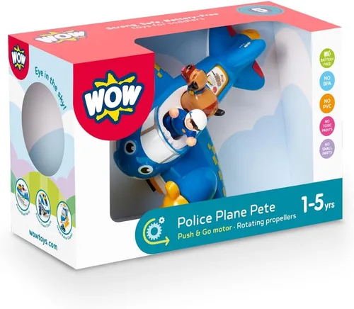 Vista 3 de WOW Police Plane Pete - Emergencia (juego de 3 piezas)