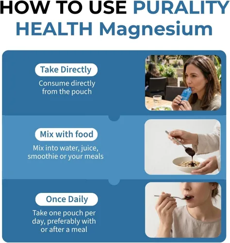 Vista 6 de PURALITY HEALTH Micelle - Magnesio liposomal - Absorción mejorada - Suplemento vitamínico de bisglicinato de magnesio líquido vegano, sin OMG