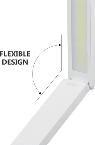 Vista 8 de POPETPOP Adjustable USB Light with Light Modes Folding Eye Care Desk Lamp for Home Office Rechargeable and Battery Powered Portable Reading