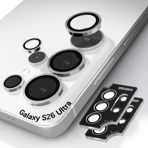 Vista 52 de Orzero Protector de lente de cámara para Samsung Galaxy Z TirFold/Fold 7, [EZ Install] [compatible con fundas] cubierta de lente de anillo de Negro
