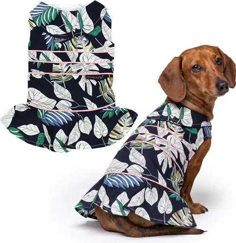 Vista 30 de Parisian Pet Chambray - Vestido para perro - Ligero sin mangas para perro, niña, talla XS Chambray en general