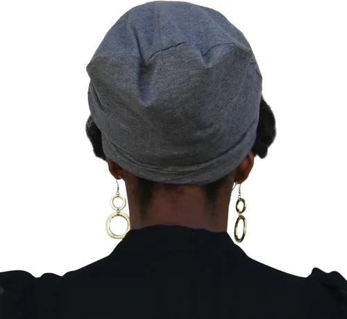 Vista 4 de Satin Life Gorro de lana con forro de raso suave para mujer